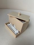 Q-Tip Bathroom Box - Organizer