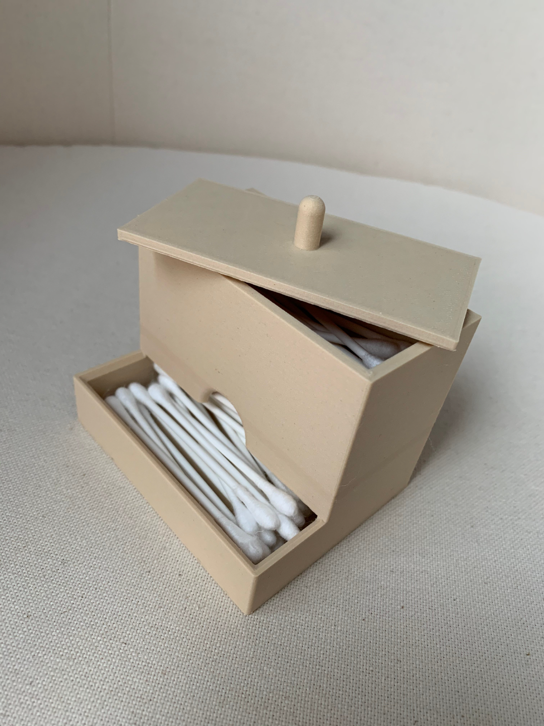 Q-Tip Bathroom Box - Organizer