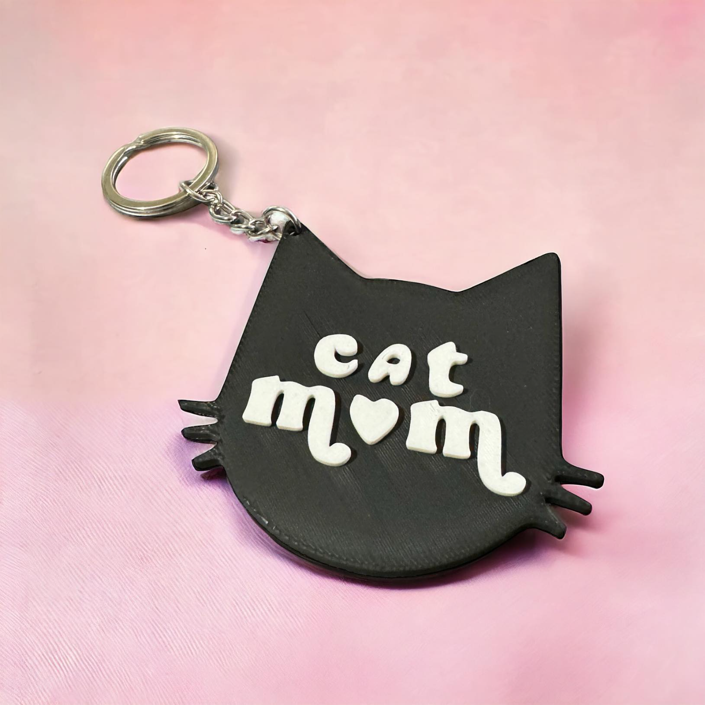 Cat MOM keychain