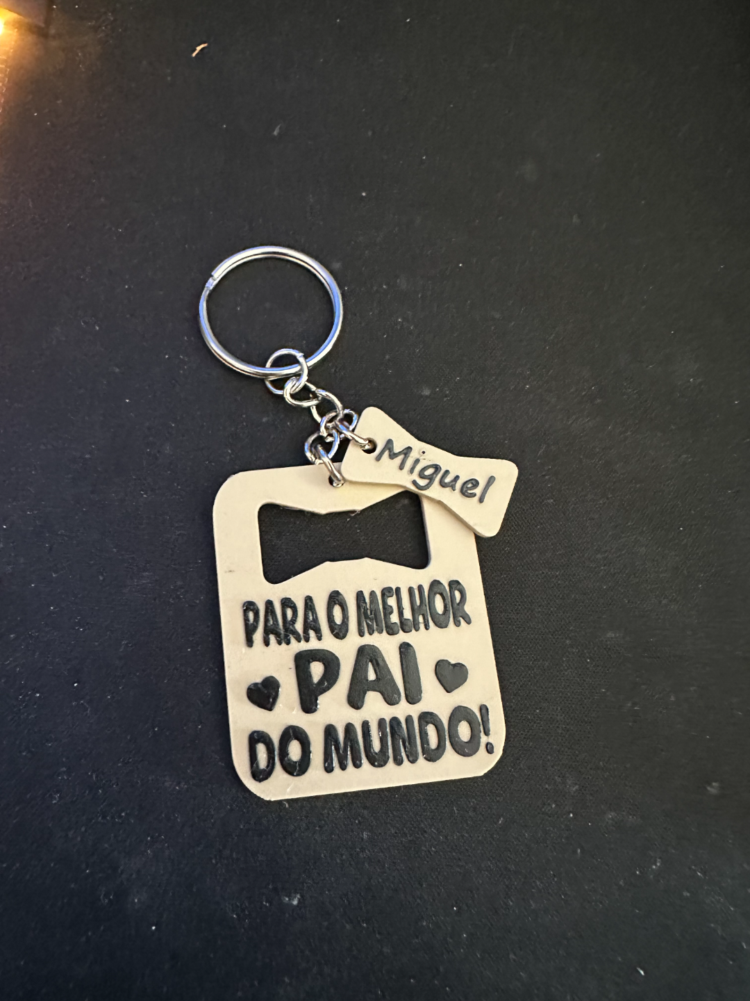 Dia do Pai porta-chaves