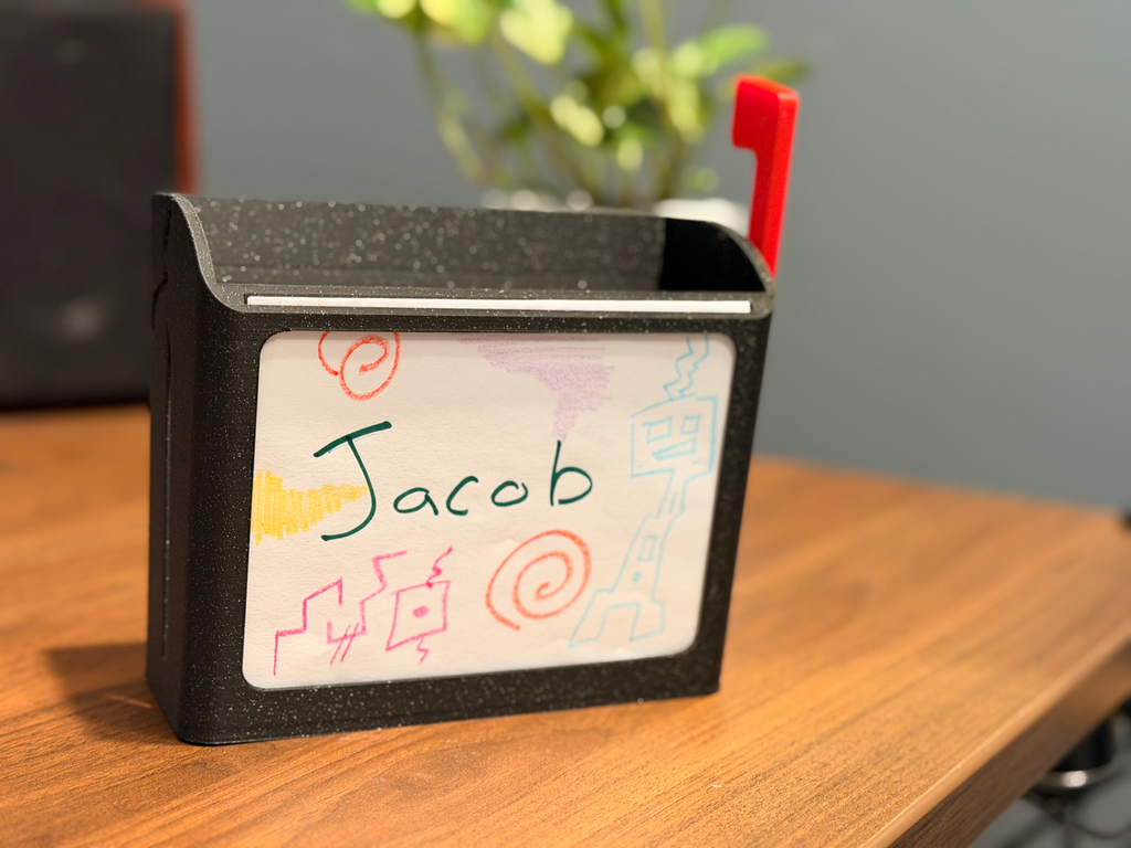 Kid Mailbox with CUSTOM cover & flag