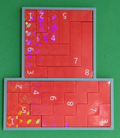 Arithmetic polyomino tiling (1+2+...+8=9x4=6^2)