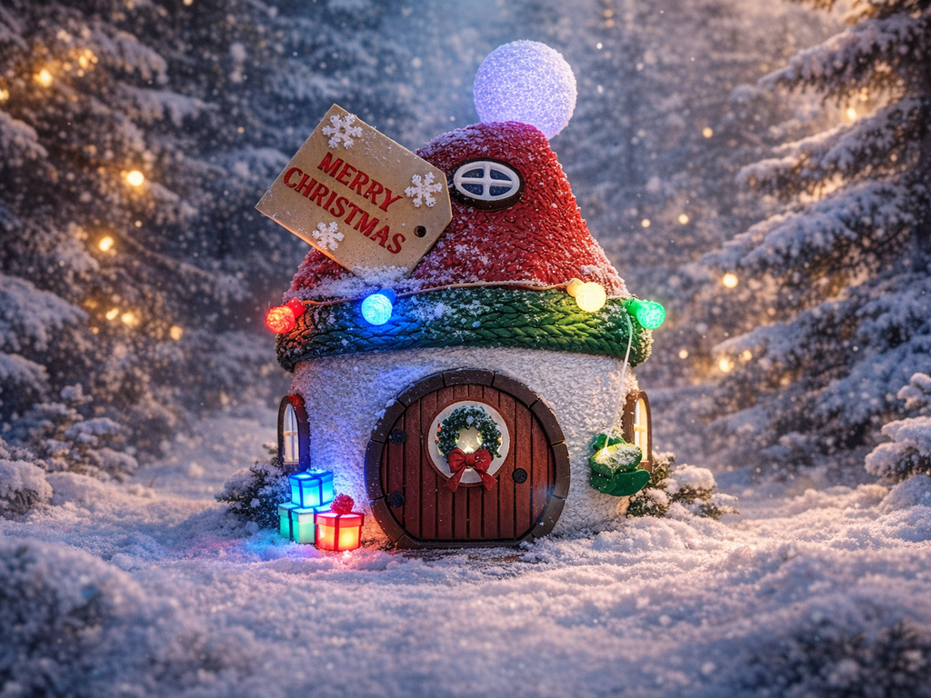 Snowball Christmas House