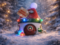 Snowball Christmas House