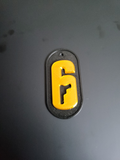 Rainbow Six Siege Dogtag Keyring