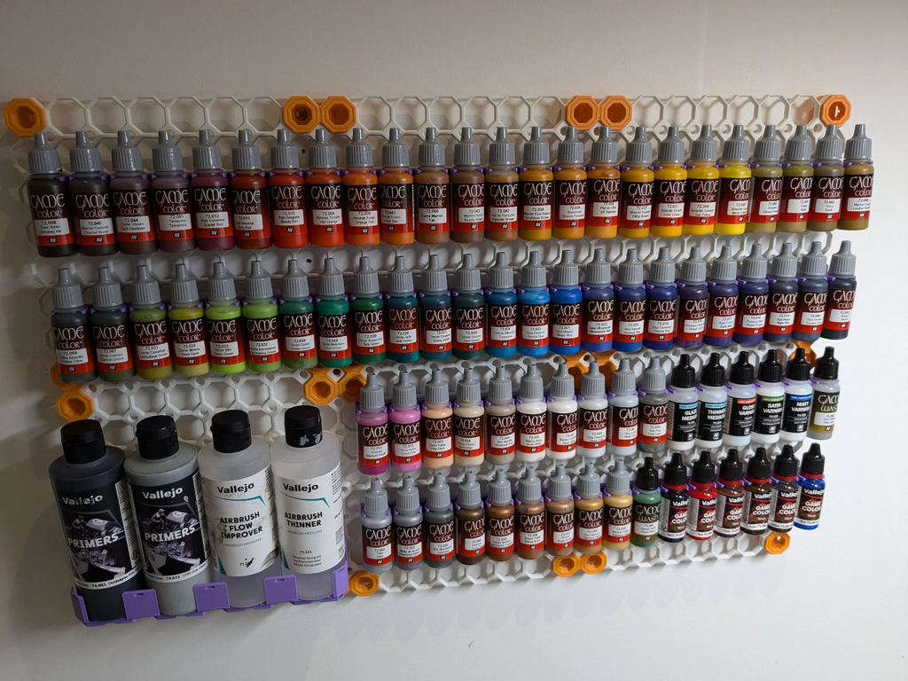 Multiboard - Vallejo Acrylic Paint Bottle Holder
