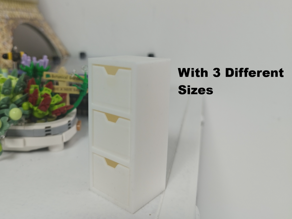 Shelf with 3 sizes