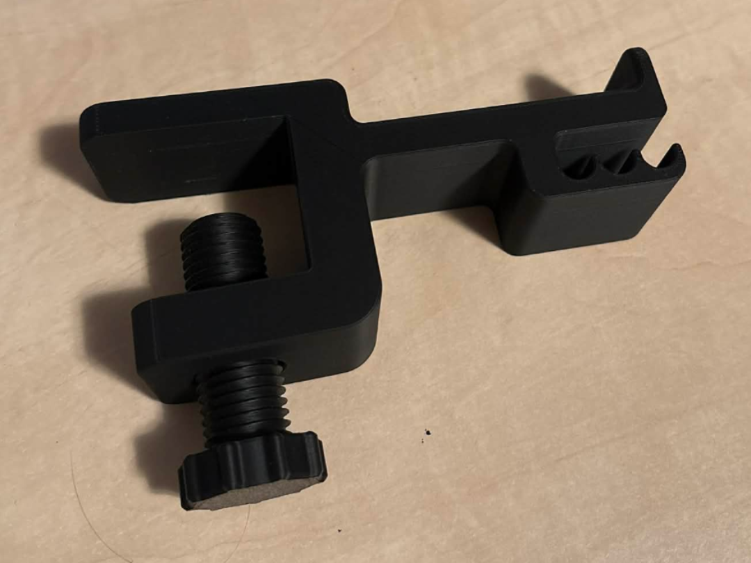 Long Desk Mount Headphone Holder