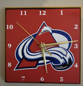Colorado Avalanche Clock Face
