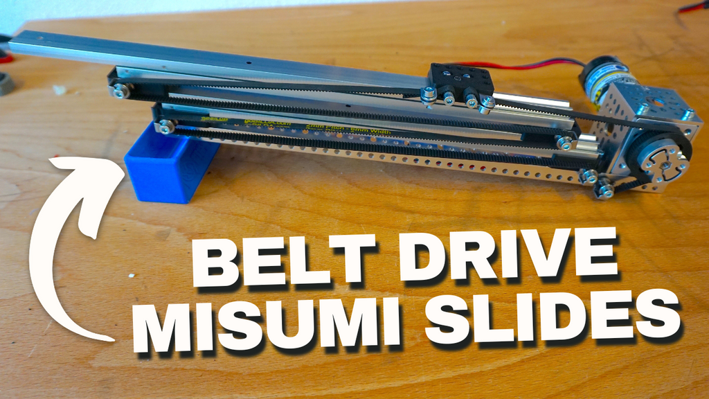 Linear Slide Insert for Misumi Slides (Belt) FTC