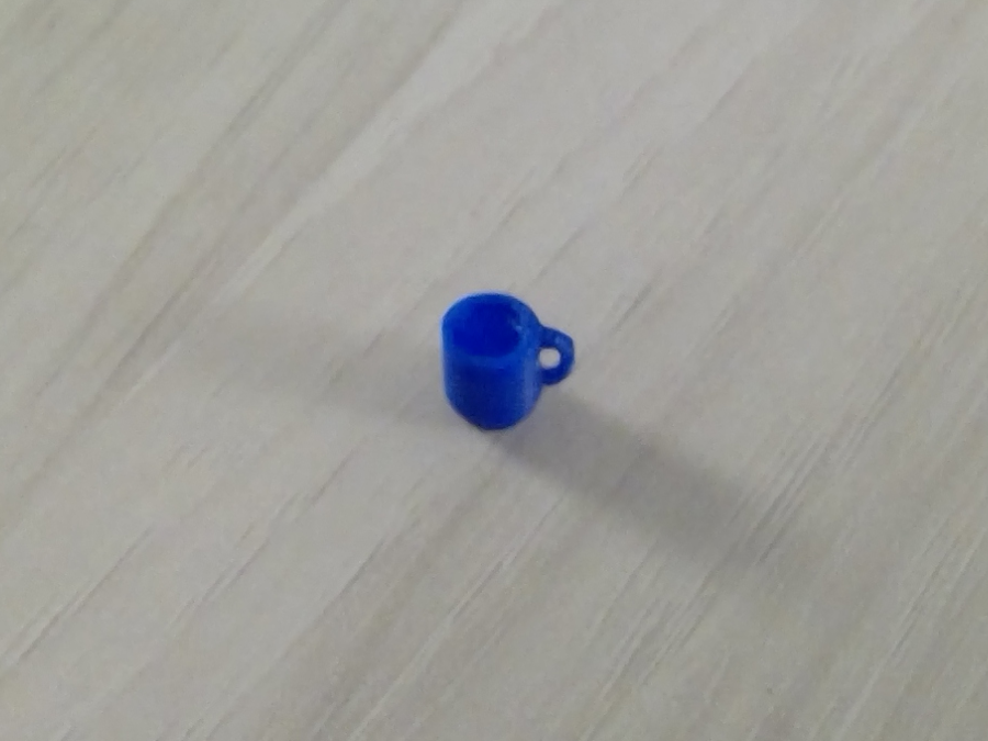 worlds smallest coffee cup (only .3 grams)