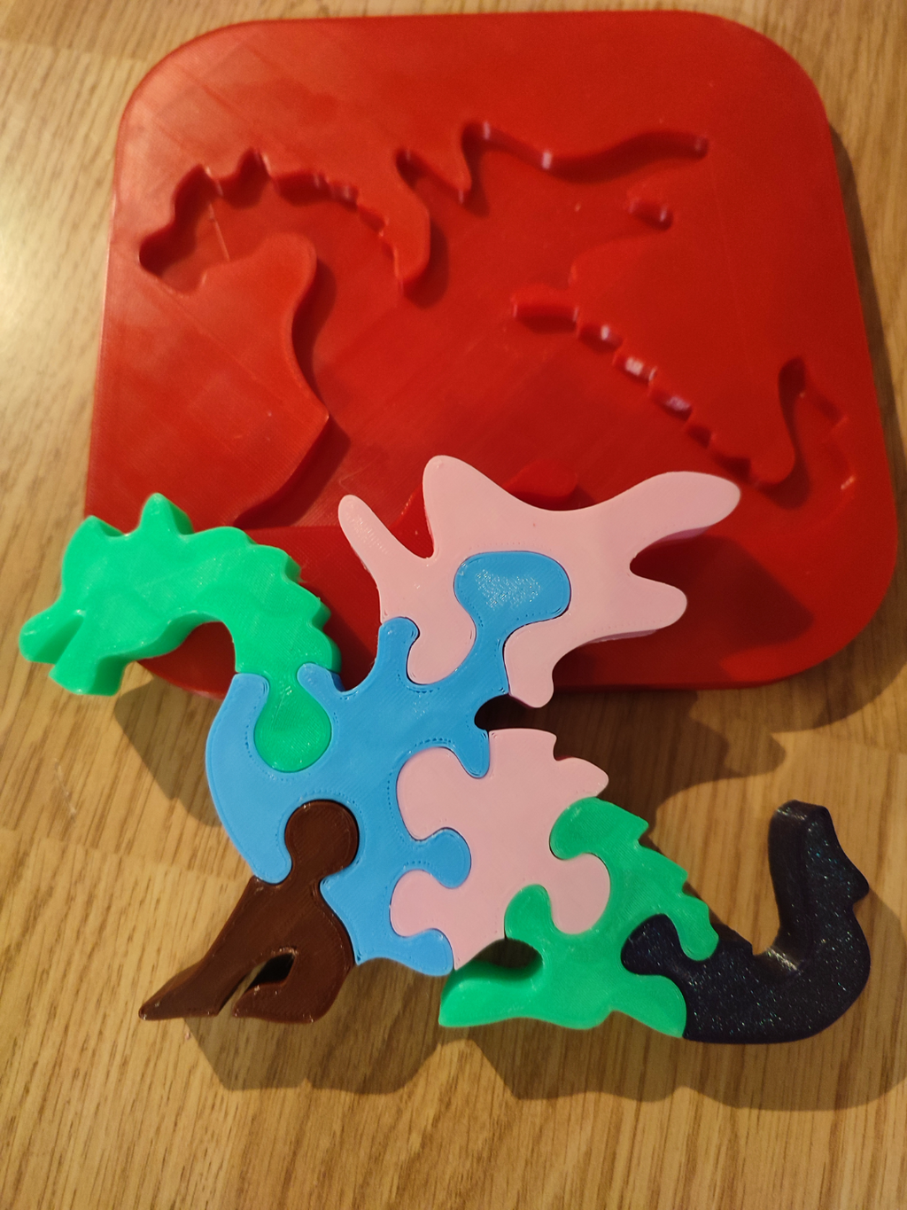 Dragon puzzle for kids