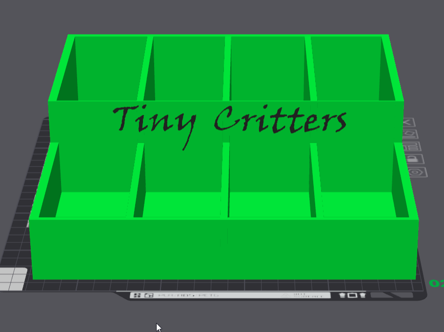 Lower Profile tiny animal holder