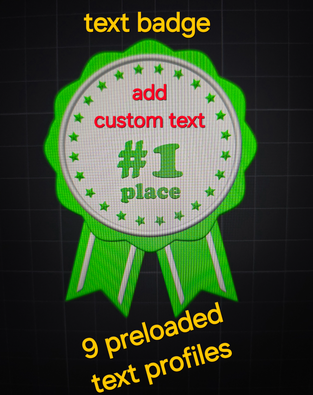 Customizable Badge