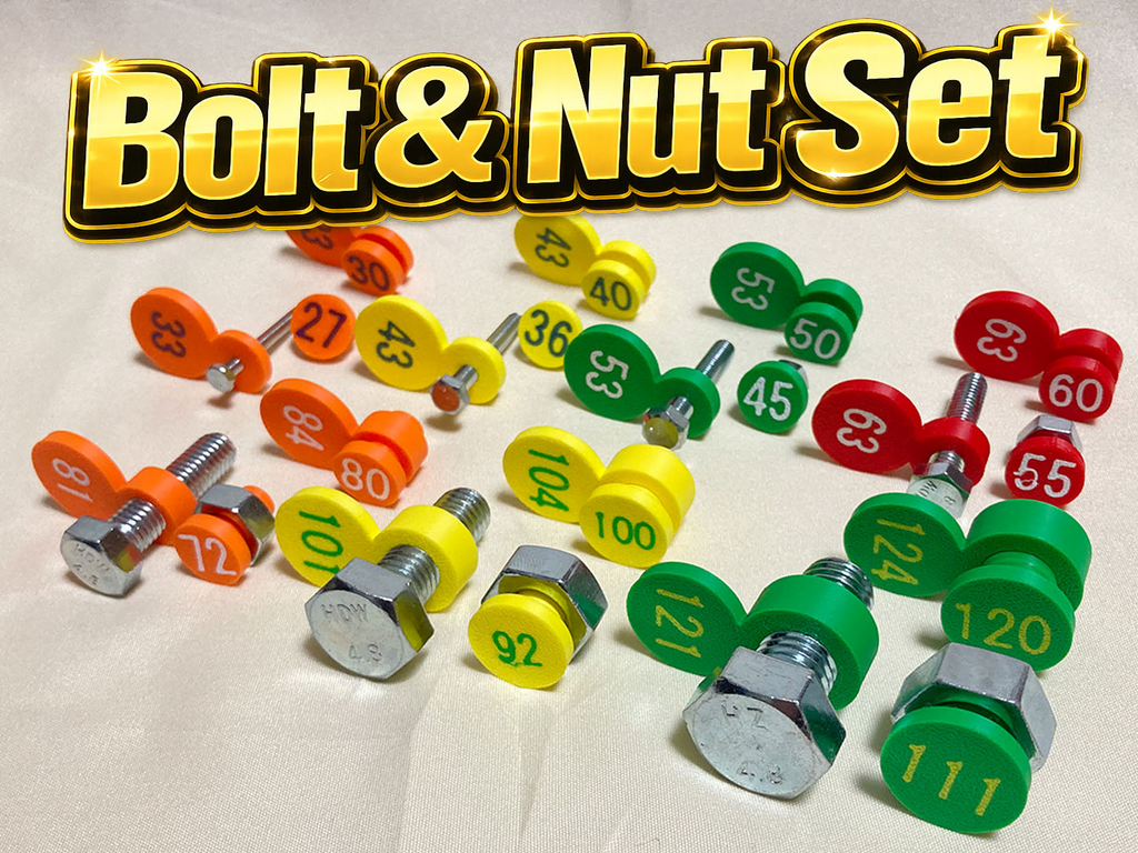 Bambu Thread Test Bolt & Nut Set＿吉田工房