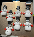 Snow dude with hat and mittens flexi fidget