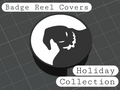 Holiday Badge Reel Covers