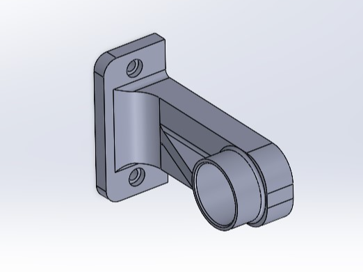 Bath Towel Rod Mount