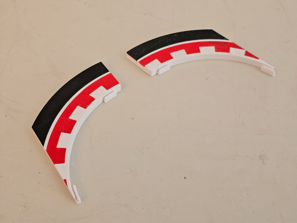Slot Car Track Border: AFX Hairpin cut