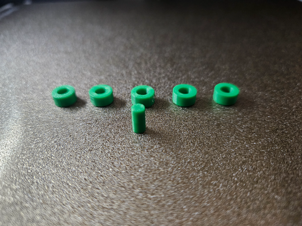 Pin Hole Clearance/Tolerance Test (4 mm pin into 0.0 mm - 0.4 mm extra sized holes)