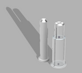 IKEA Bekant Long Affixing dowels and holder