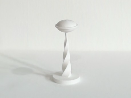 UFO going into space