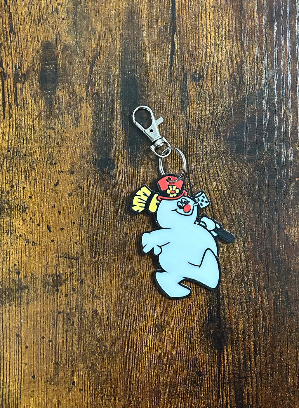 Frosty the Snow man keychain