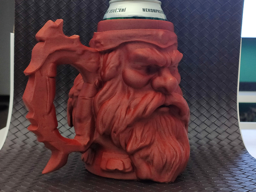 Battle Dwarf - Can Holder (0.5L + 12oz Cans)
