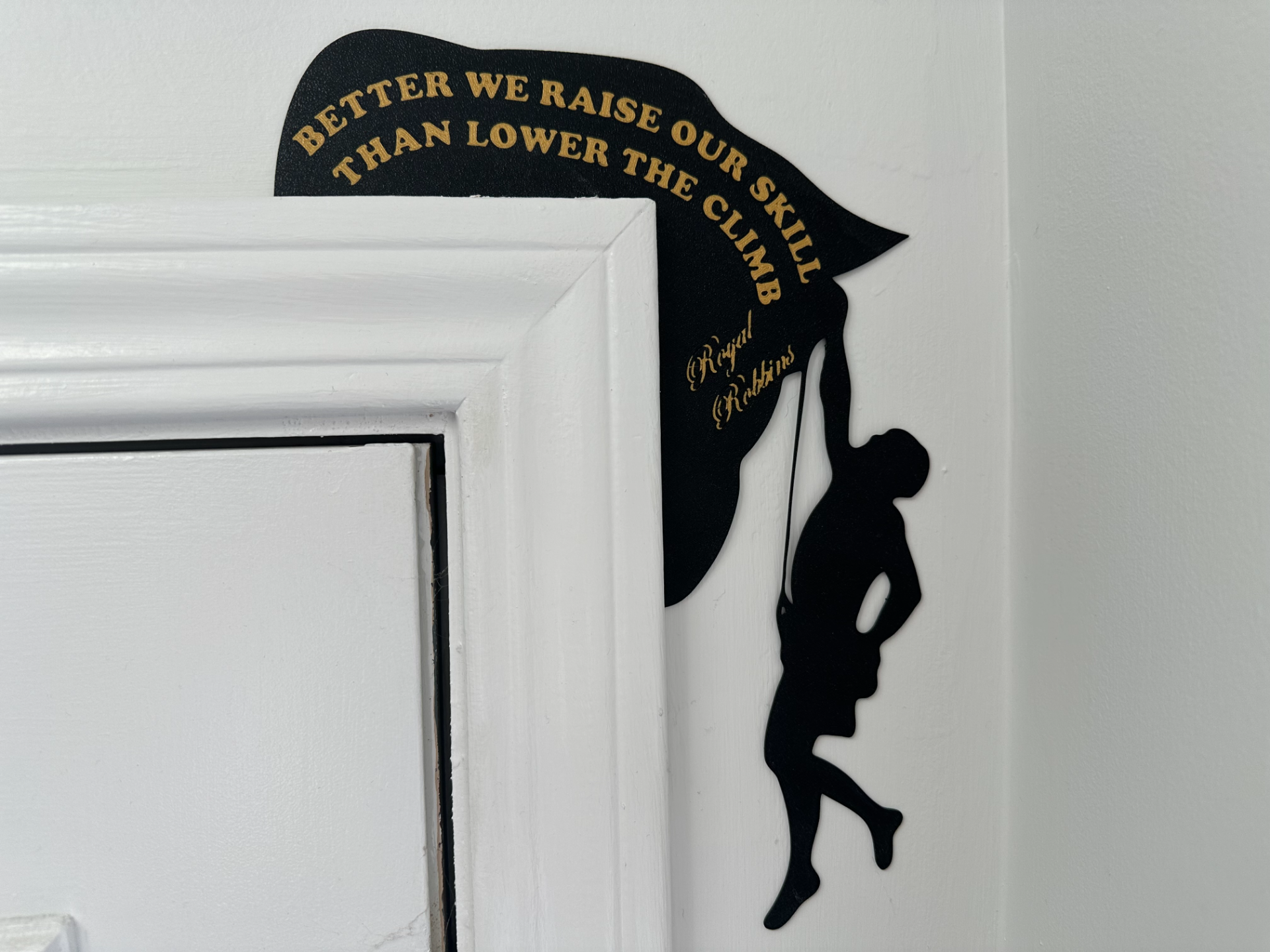 Rock Climber Door Corner