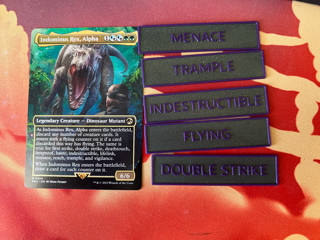 MTG Indominus Rex Ability Counters