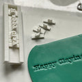 Alphabet stamps - Typewriter font
