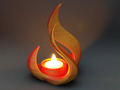 Wild Flame - LED tea light holder - no supports