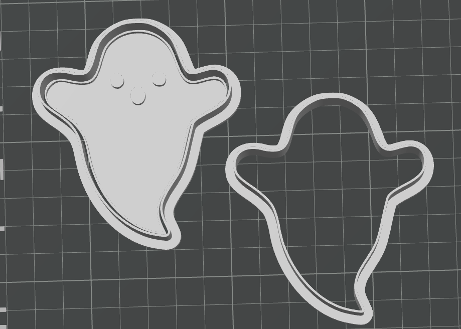 Ghost Cookie Cutter - Ver D