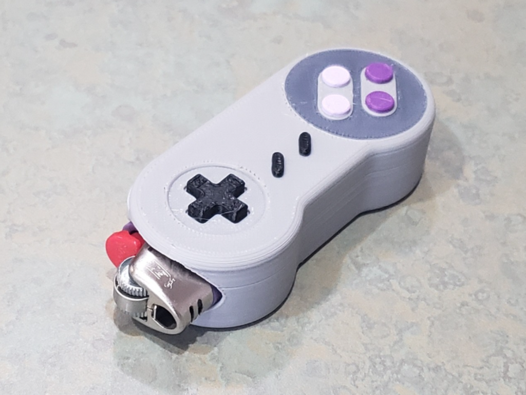 SNES Controller Bic Lighter Case