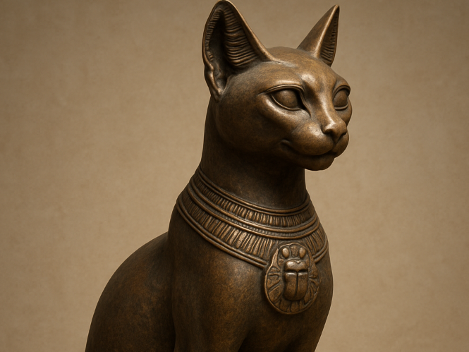 Ancient Egyptian Cat statue- Gayer-Anderson cat