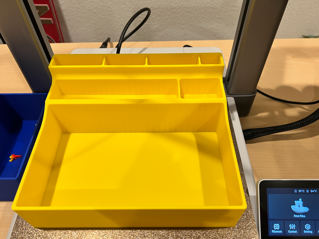 Hair clipper guard tray basket