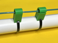 Zip-tie wire guide/support
