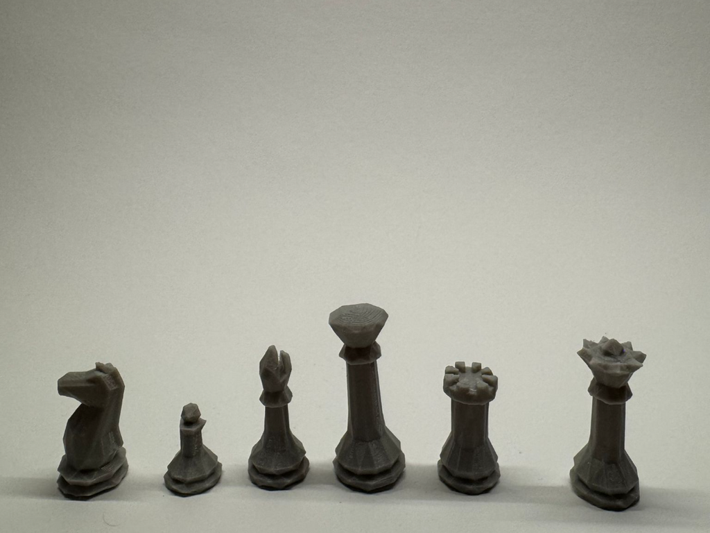 Low Poly Chess Figures