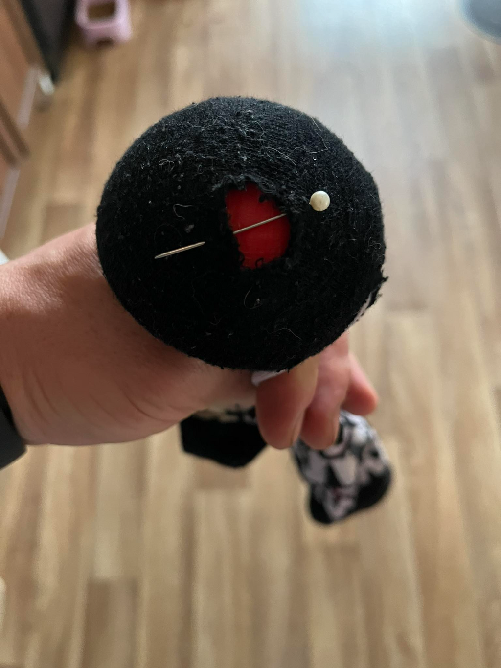 Mushroom for sewing socks, socks