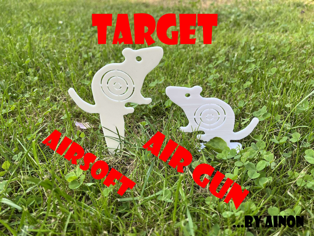 Target rat, mouse Airsoft, Air gun, BB gun