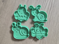 Cute Insect Bugs Bee Snail Cookie Cutter Playdoh