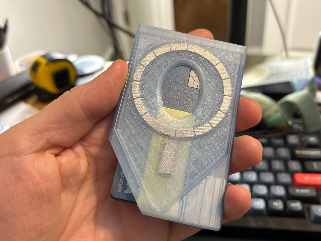 Magsafe wallet with money clip