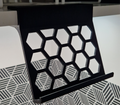 Under cabinet phone stand