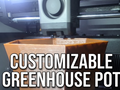 Make your own Greenhouse pot + saucer and texture