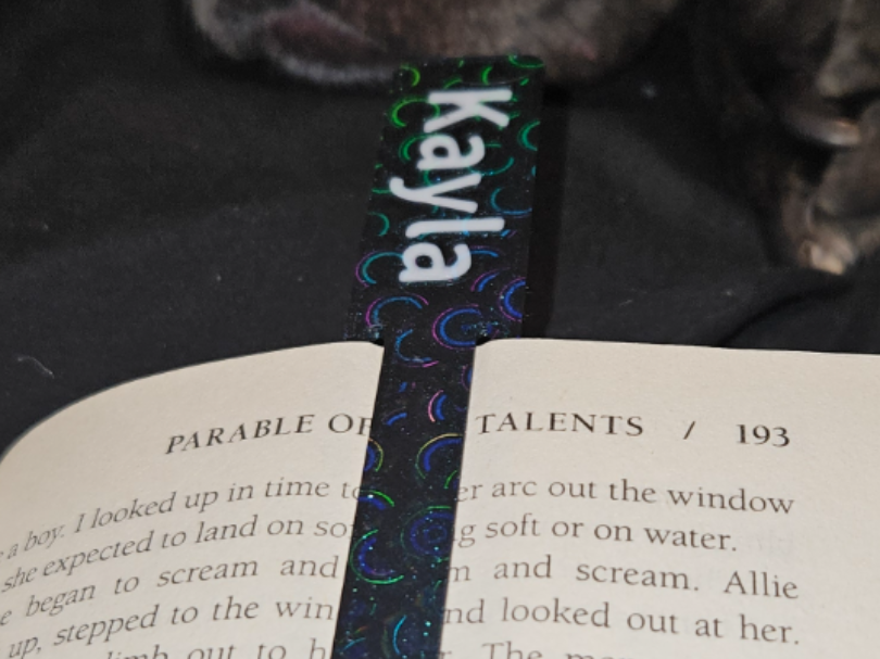 Bookmark with name - Kayla - Long - Make My Sign