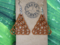 Tumbling Blocks Impossible Shape Earring