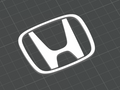 Honda Emblem Logo - 3D Printed