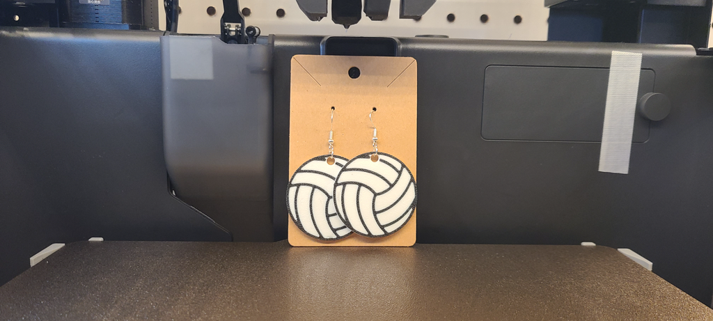 Volleyball Earrings/Keychain
