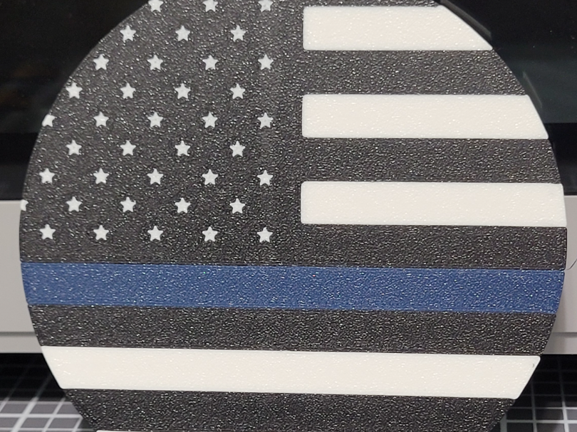Thin Blue Line Coaster