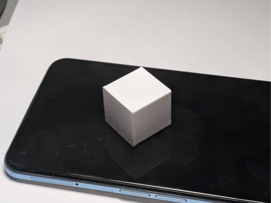 20x20mm Cube Test + Ironing test